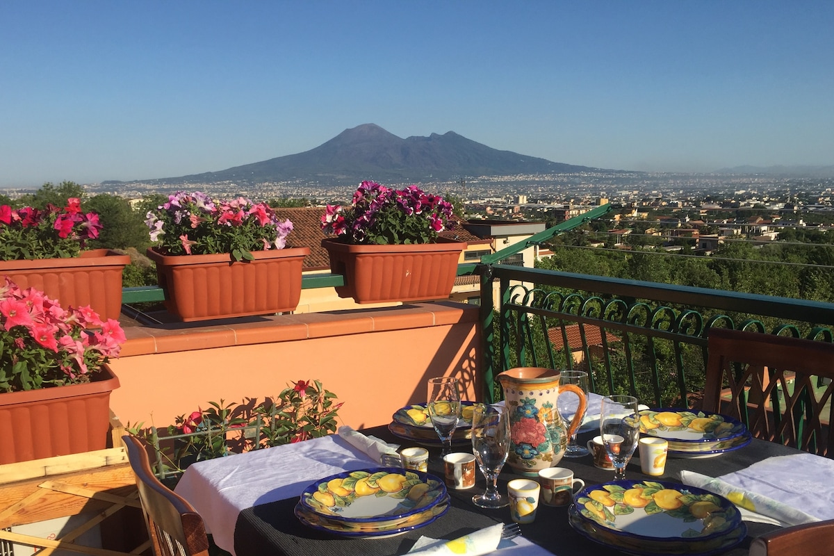 Amalfi海岸Villa Di Martino Pompei Vesuvio 1