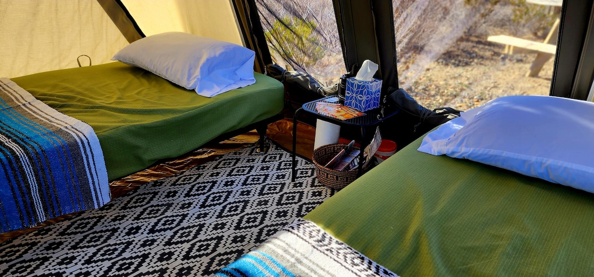 #7Private tent w/great views just 5 miles to BBNP.