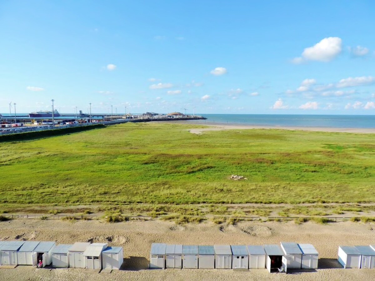 布鲁日附近的海滨公寓！风景优美。