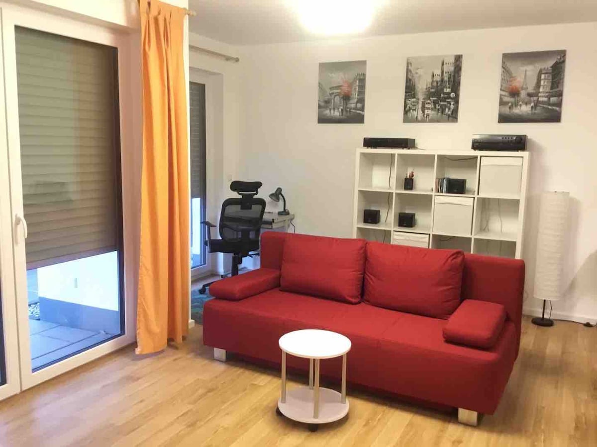 2 Zimmer Wohnung 57 m² nahe Hbf mit Garten zentral