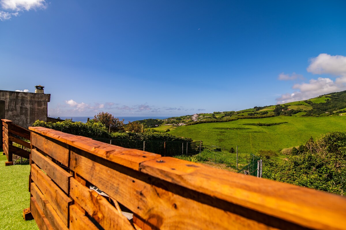 Casa Xadrez Vista mar e montanha