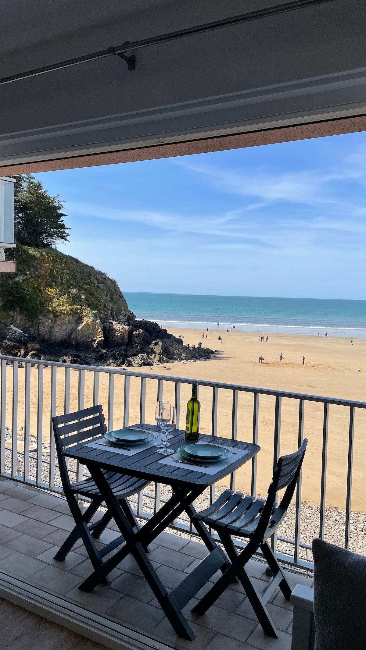 Studio cosy les pieds dans l'eau Vue mer