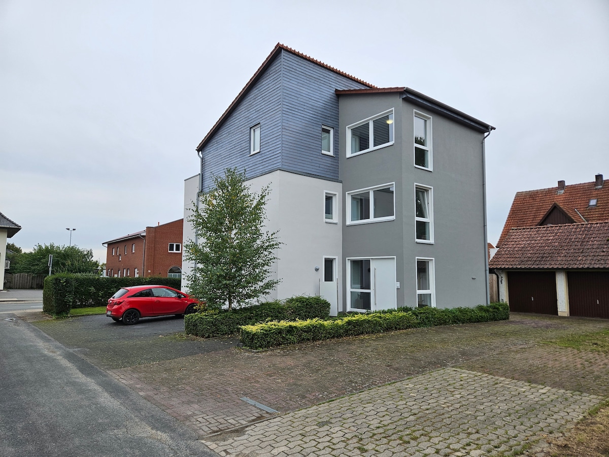 Apartment in Wehdem Zentral, Balkon