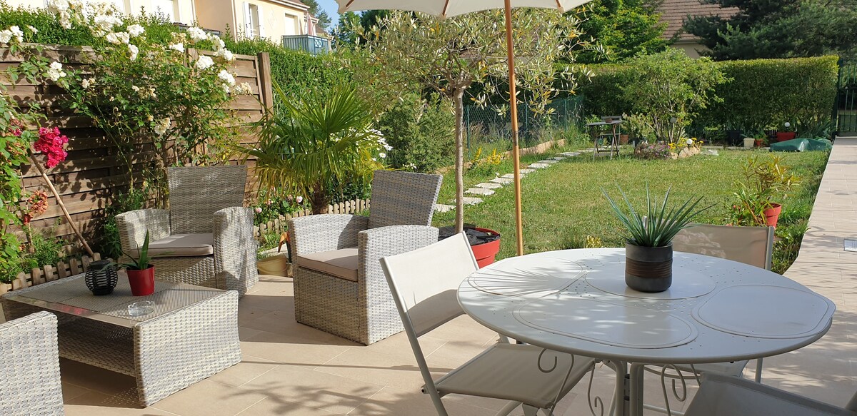 Appartement entier avec jardin