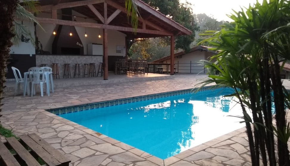 Rancho da Vivi piscina Atibaia Sitio 20hospedes