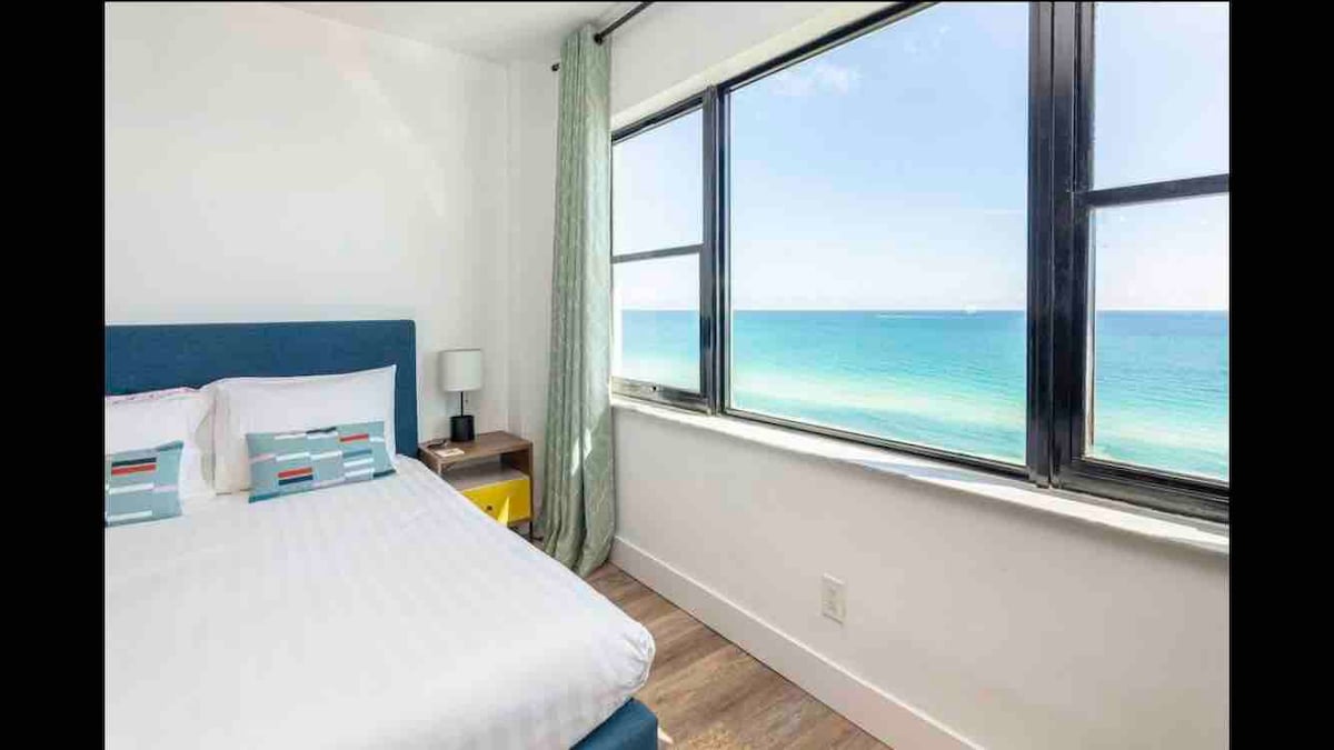 迈阿密海滩海滨顶层公寓/泳池