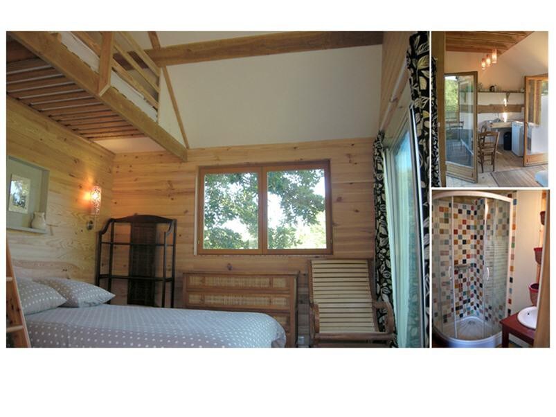 Log Cabin-Family-Ensuite-Countryside View-Cabane perchée