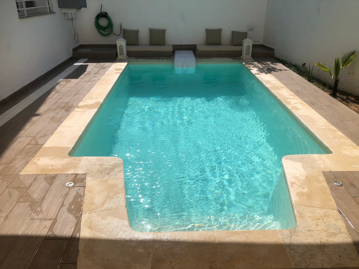 Le Lotus Hammamet  appartement piscine privée