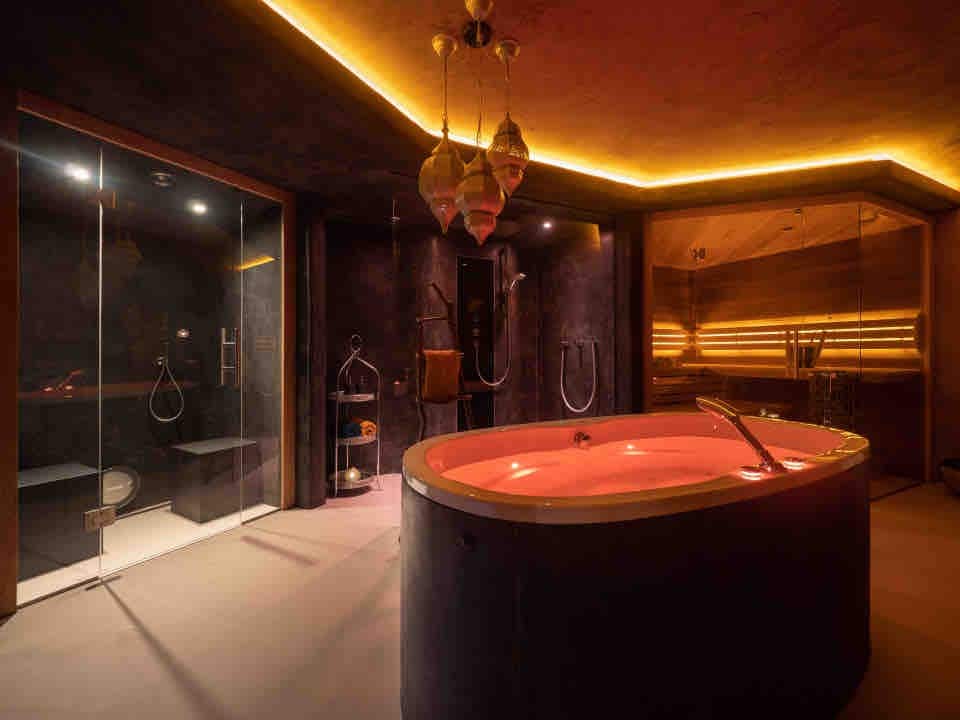 Romantische luxe privé sauna voor 2