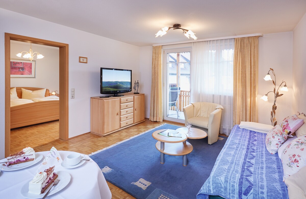 度假公寓，南施瓦兹瓦尔德（ Bräunlingen ） ，度假公寓， 60平方米， 1间卧室，最多可容纳3人