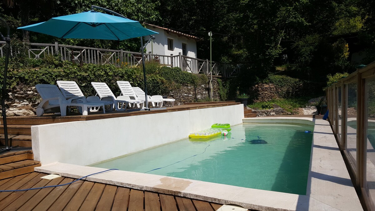 Location gite avec piscine en Cévennes