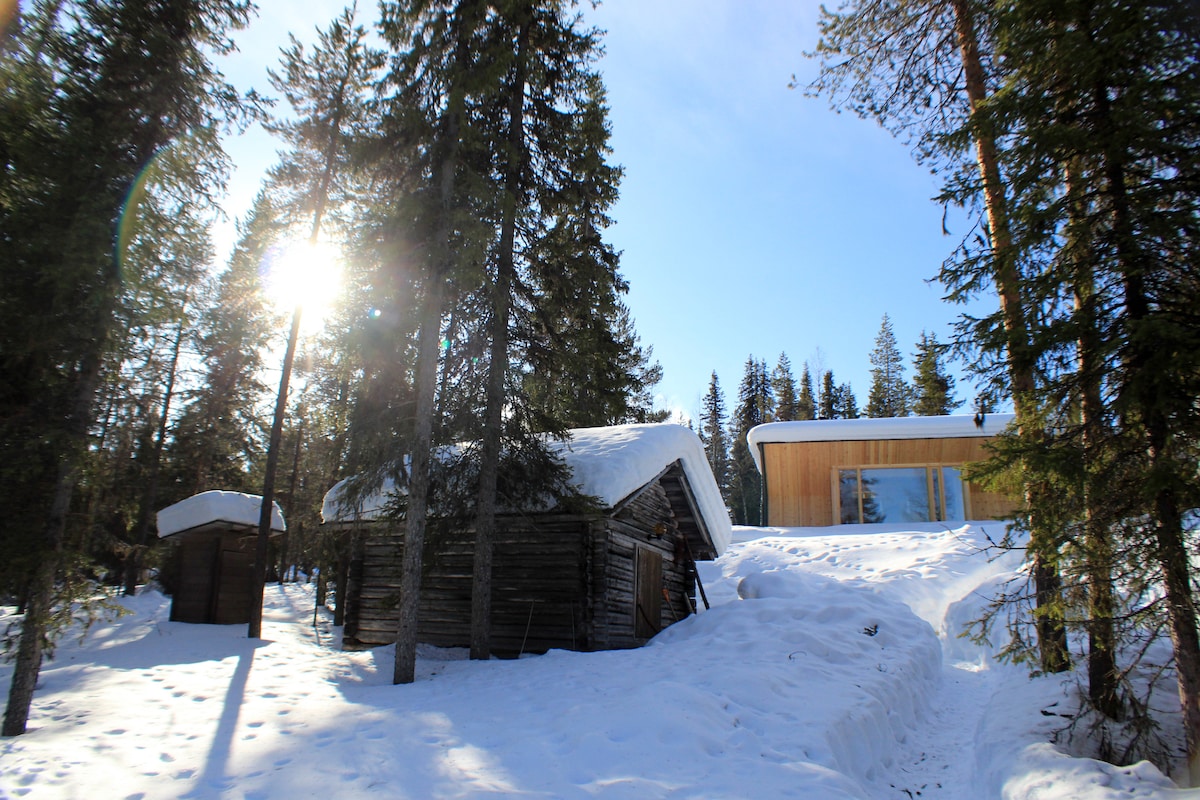 Sivakka❄ 湖畔小木屋别墅，景色迷人景观