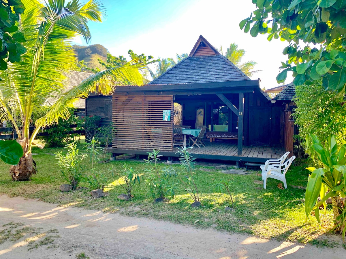 Moorea Bungalow Plage Sable Blanc/白沙滩