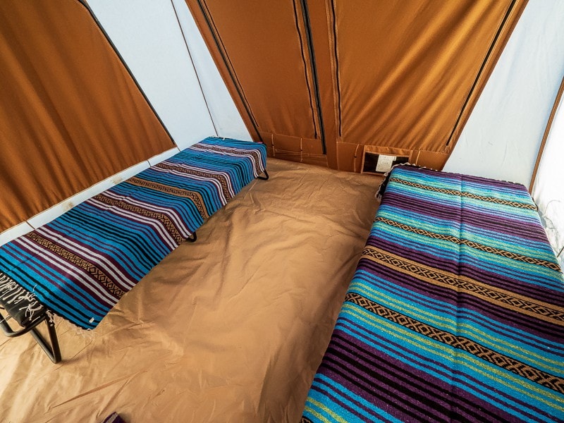 Colima露营地（两个帐篷@ Big Bend Glamping ）