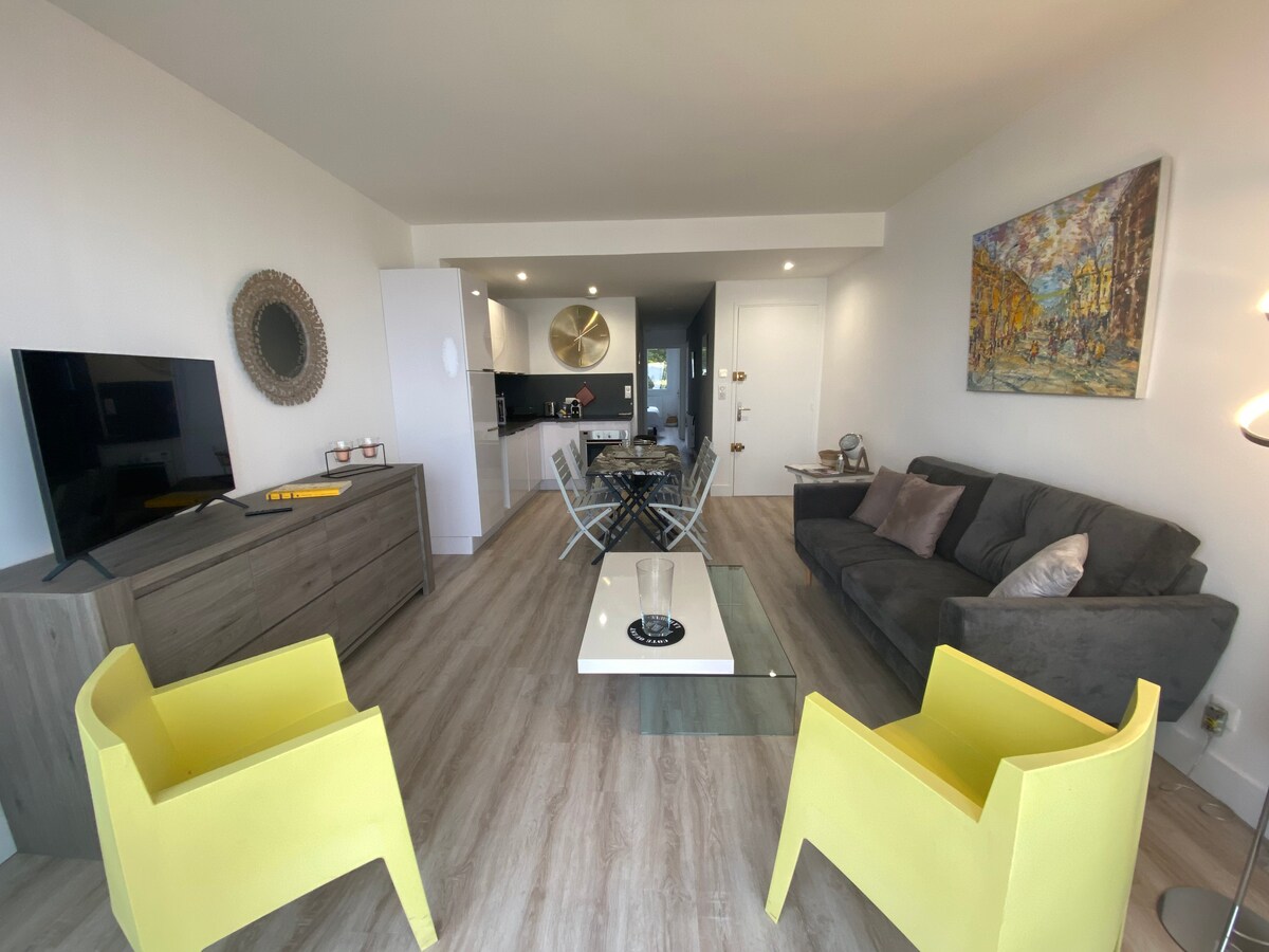 Appartement traversant T3, face mer à la baule