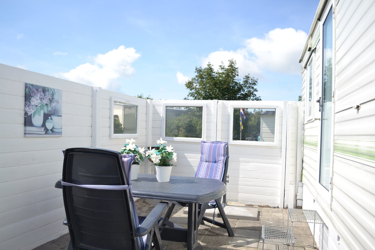 Chalet Ameland Recreatie met zonne terras