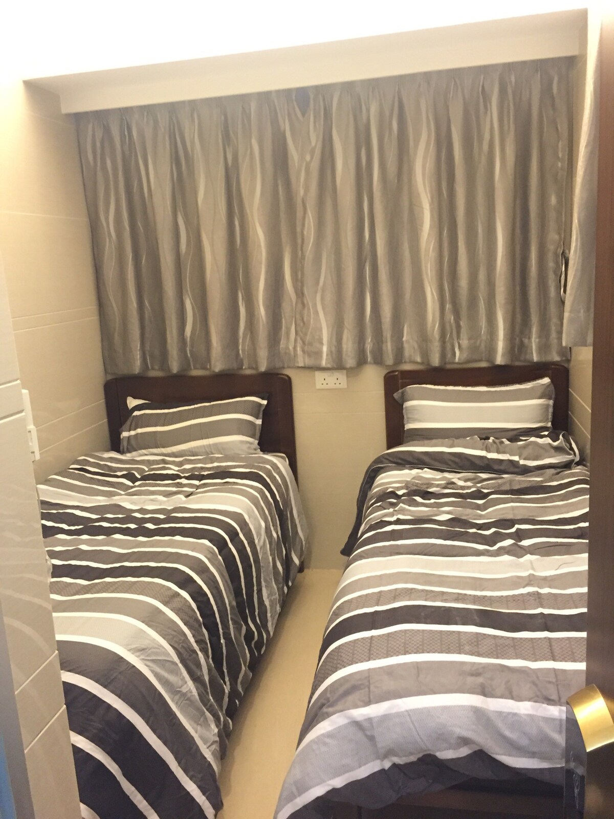 6 號房) 雙單人床, 獨立洗手間