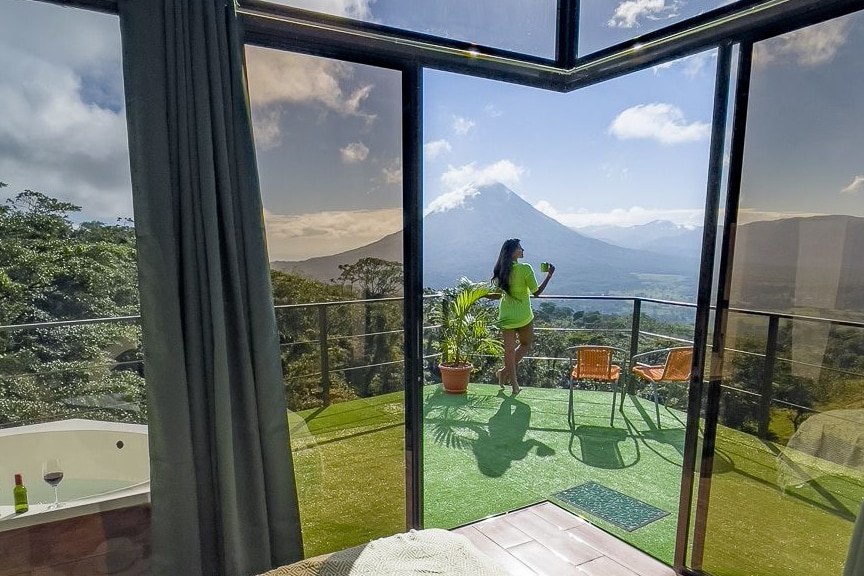 Arenal best view + Romantic Dome