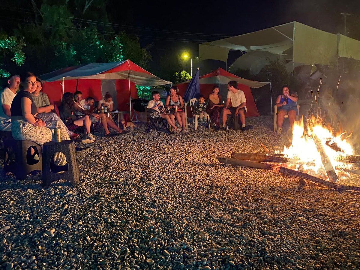 Our Seaside Tent City