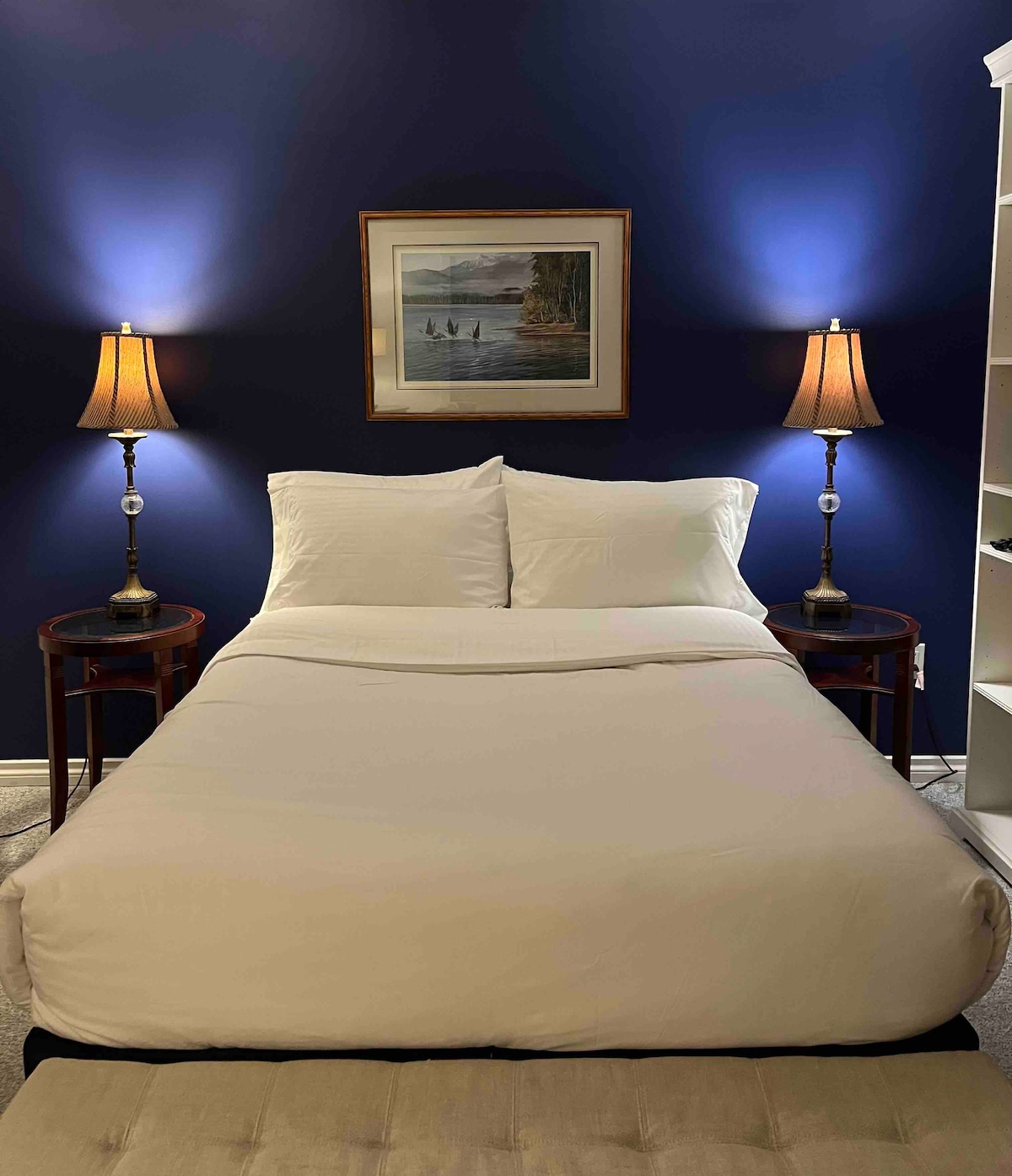 Clean and Comfy Room in a Family Home