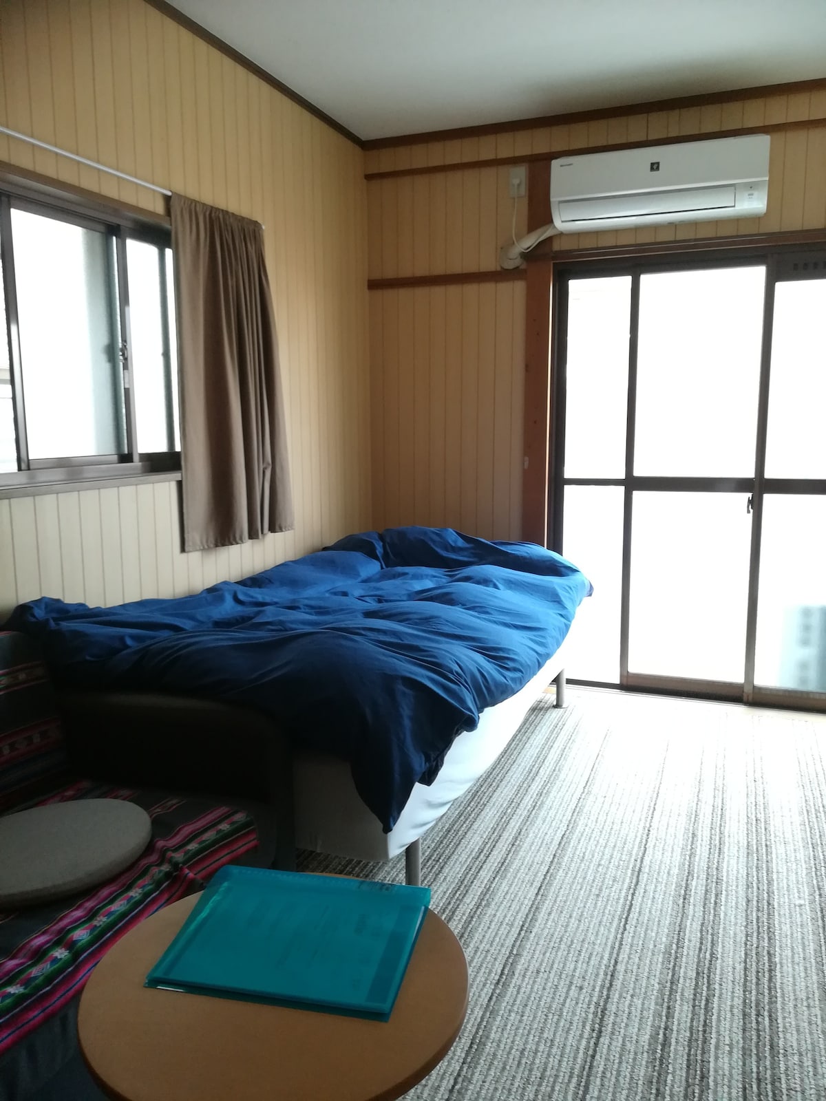 住房共享！简单的卧室。靠近鸭川（ Kamo River ）。