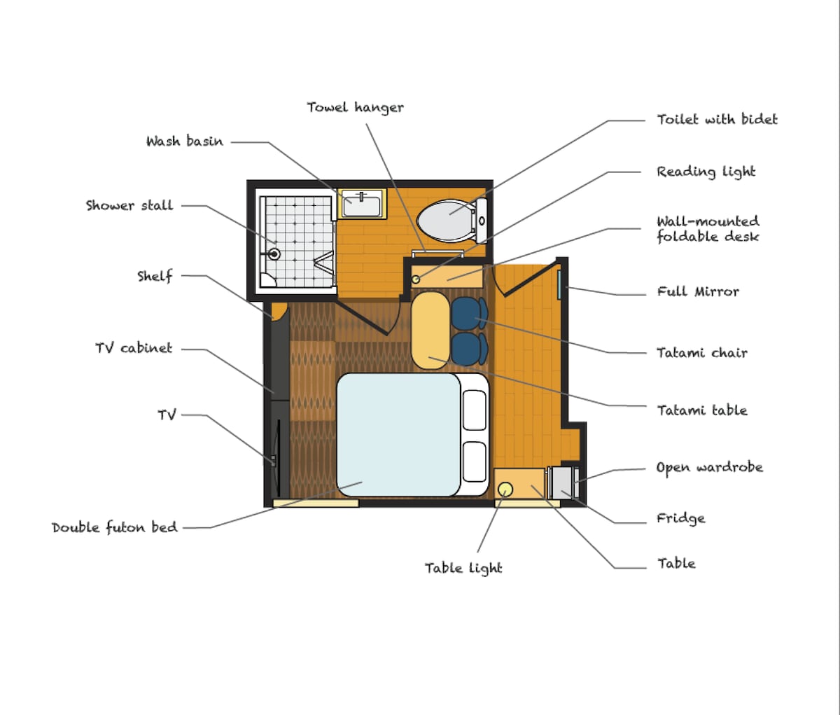 Modern Japanese Room＋Vehicle Package - Room3