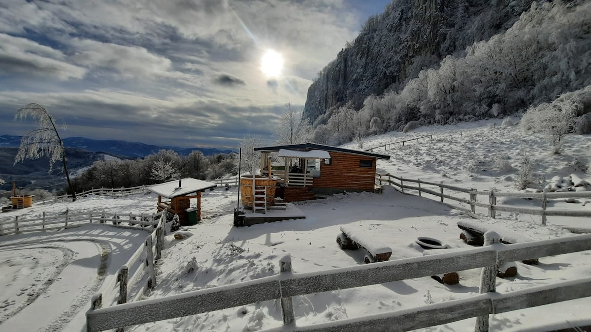 HimalayaLodge度假木屋，带橱柜，位于阿普塞尼市中心