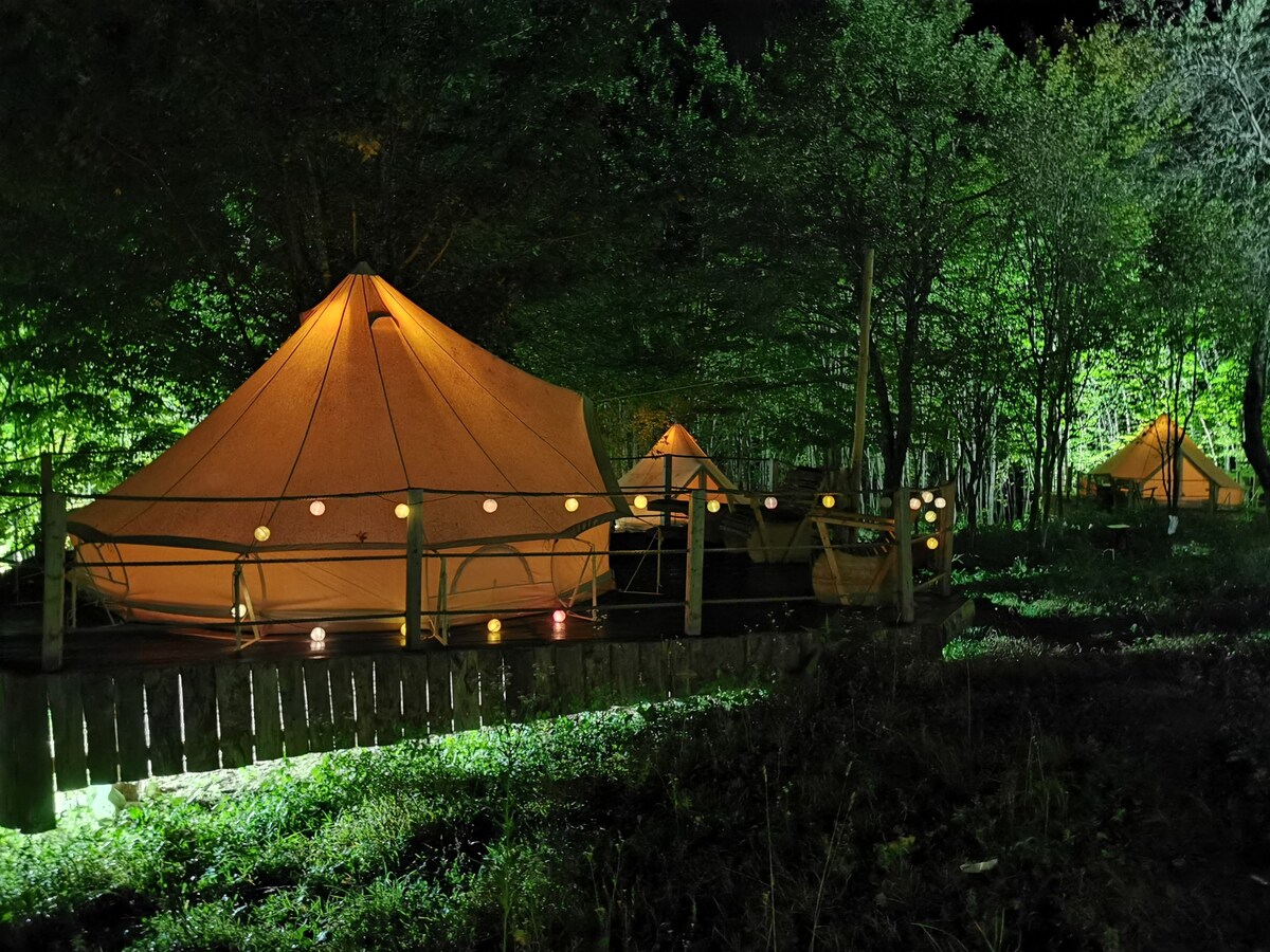Glamping tent Bell (2 pers tent)
