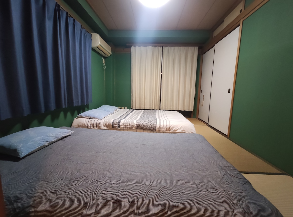 东京上野附近精美公寓，宽敞70平米两层公寓。