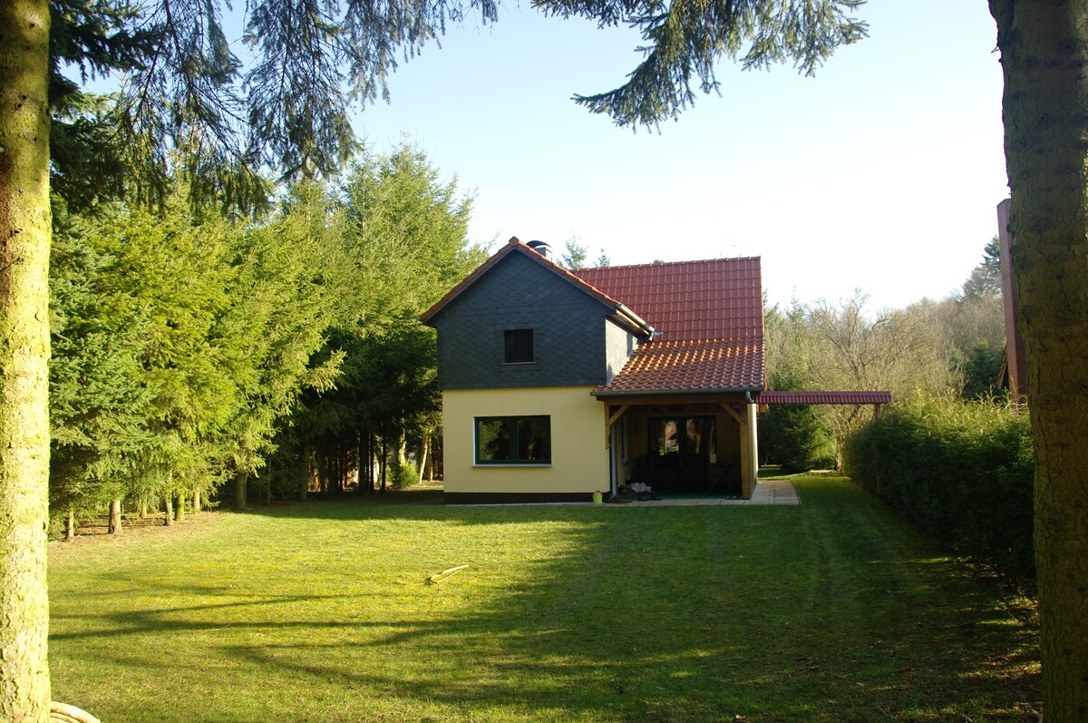Mirow/Lärz-Wald/ Sauna/ See-Haus,Kamin-Ruhe pur