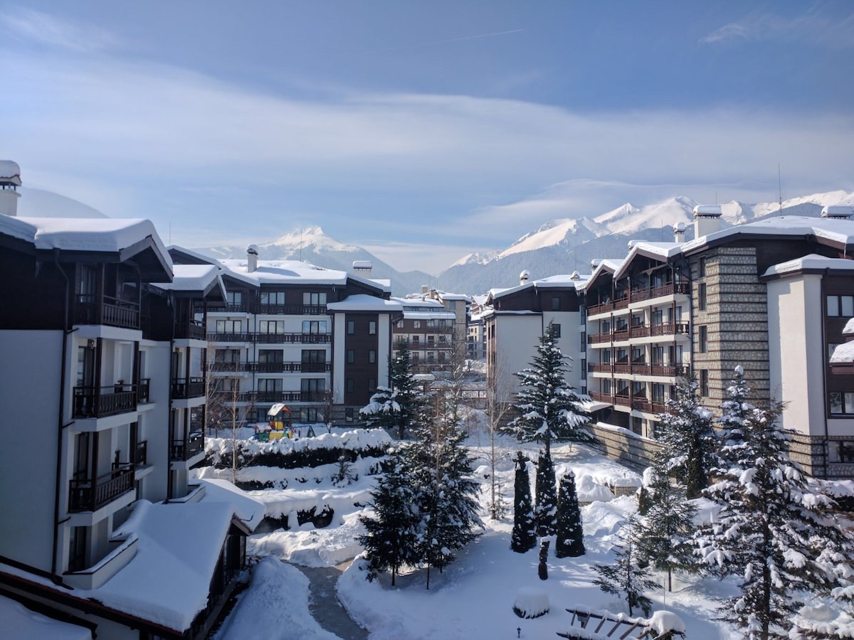 令人惊叹的山景3卧室公寓