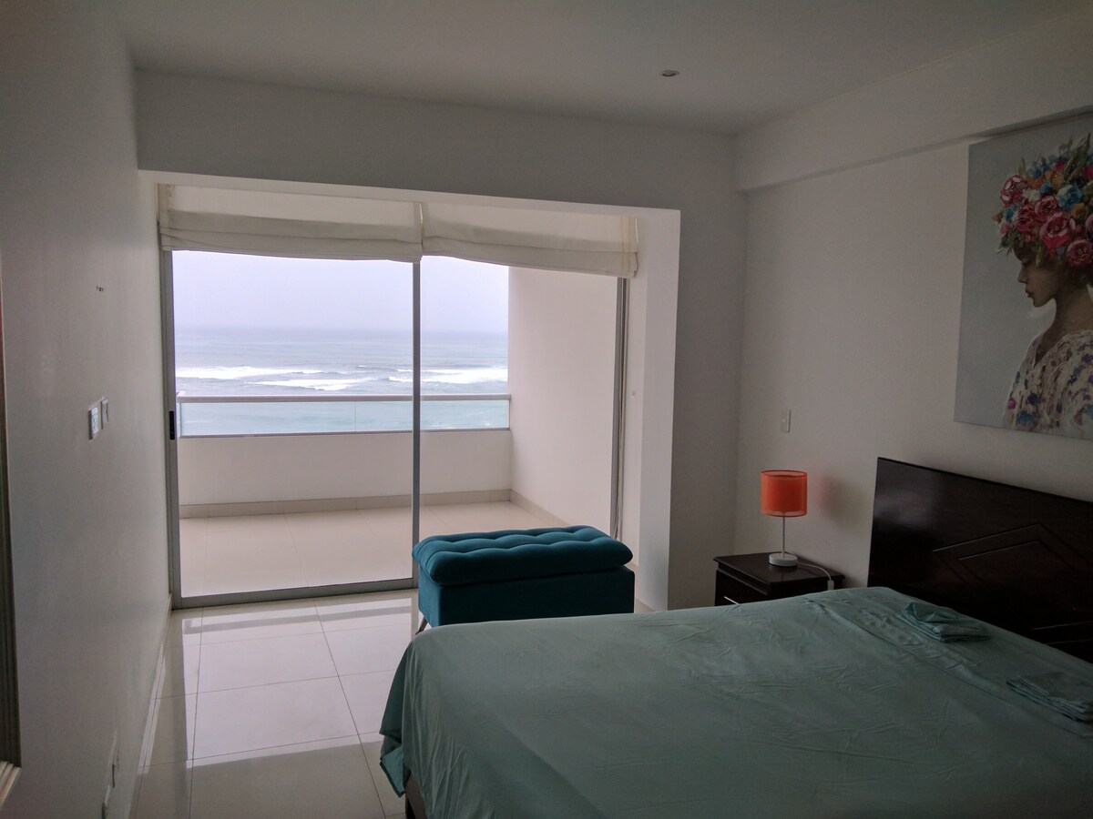 Punta Hermosa公寓，可俯瞰大海