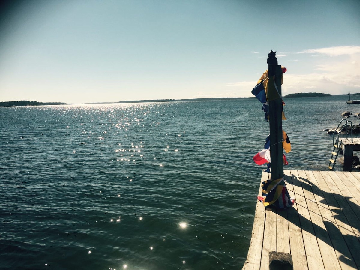 斯德哥尔摩群岛- 13人泳池、桑拿房、私人码头