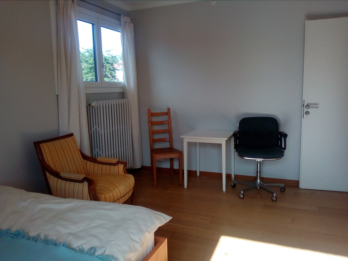 宽敞舒适的房间，靠近日内瓦瑞士