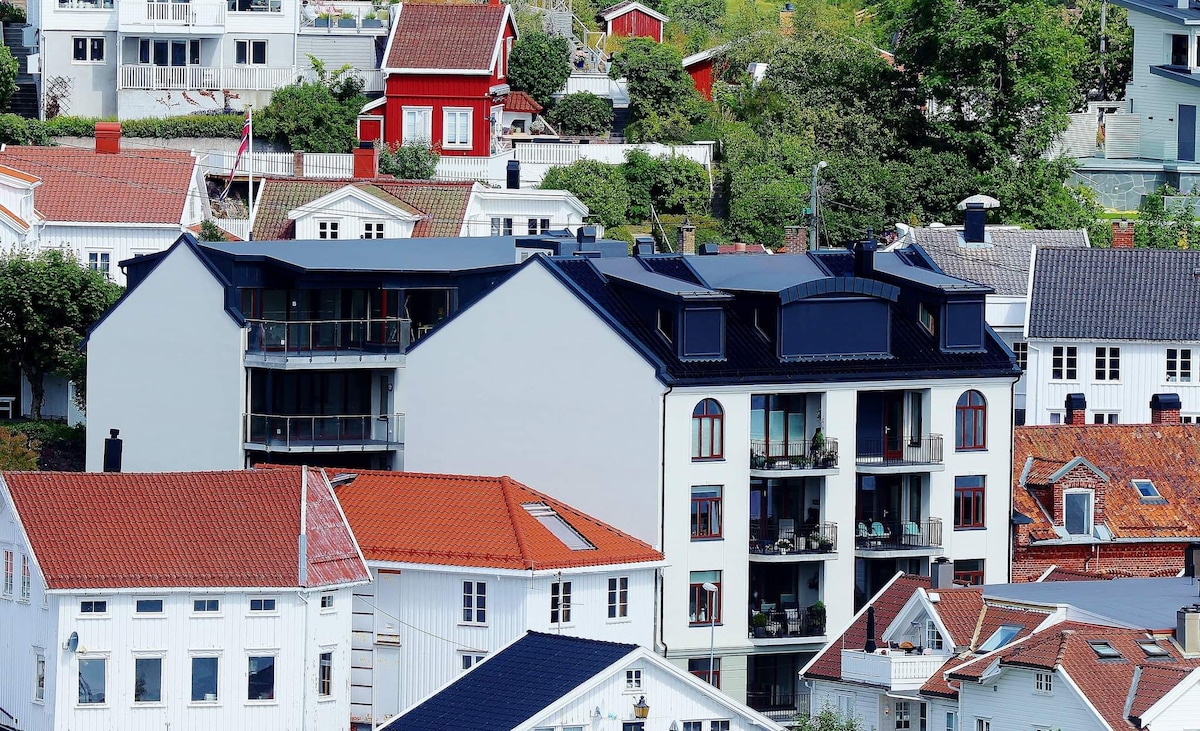 Moderne sentral leil. nær sjøen