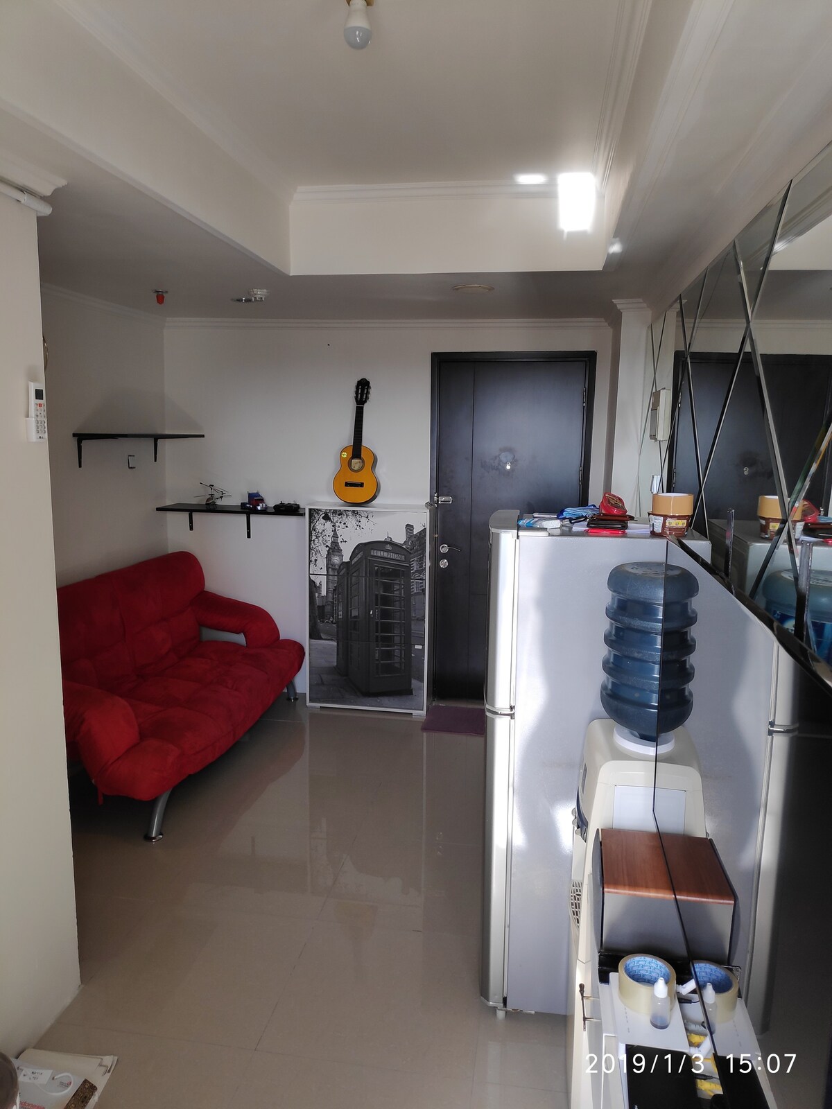 Spacious 1BR apartment at West Jakarta