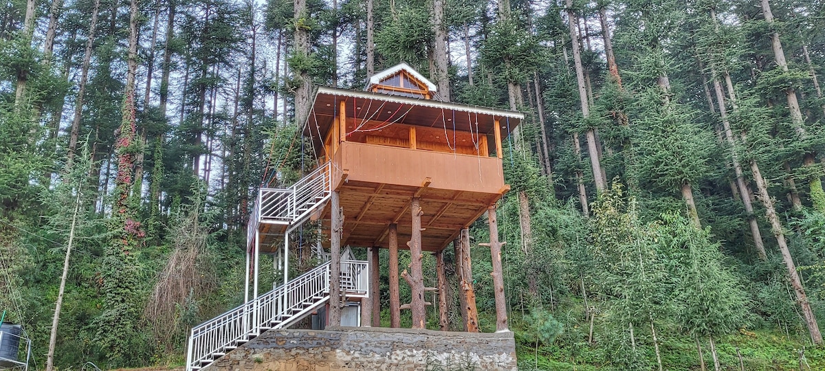 树屋|复式|可欣赏喜马拉雅景观的阳台
