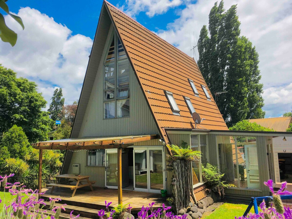 the Wooden A-frame in Hamilton