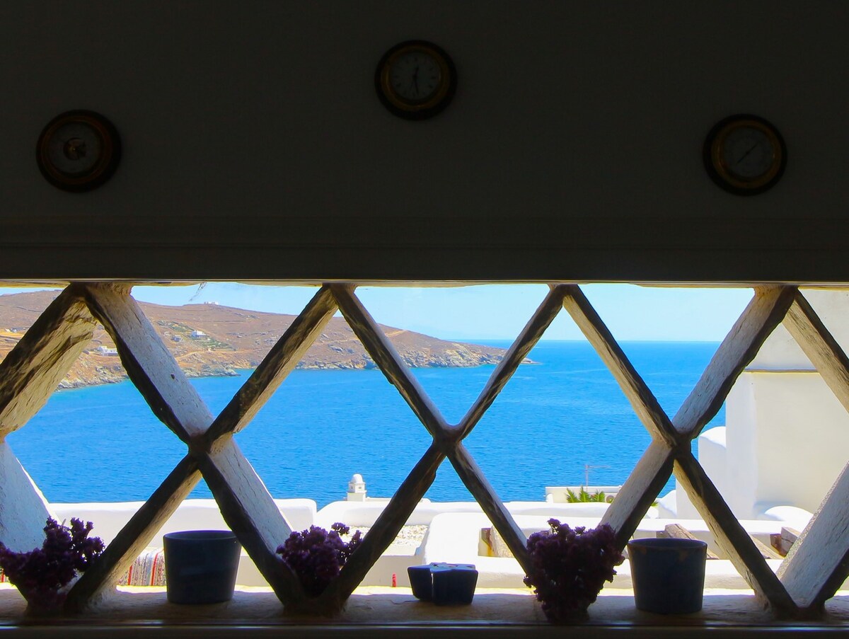 爱琴海景观别墅| Agios Romanos的整套房源