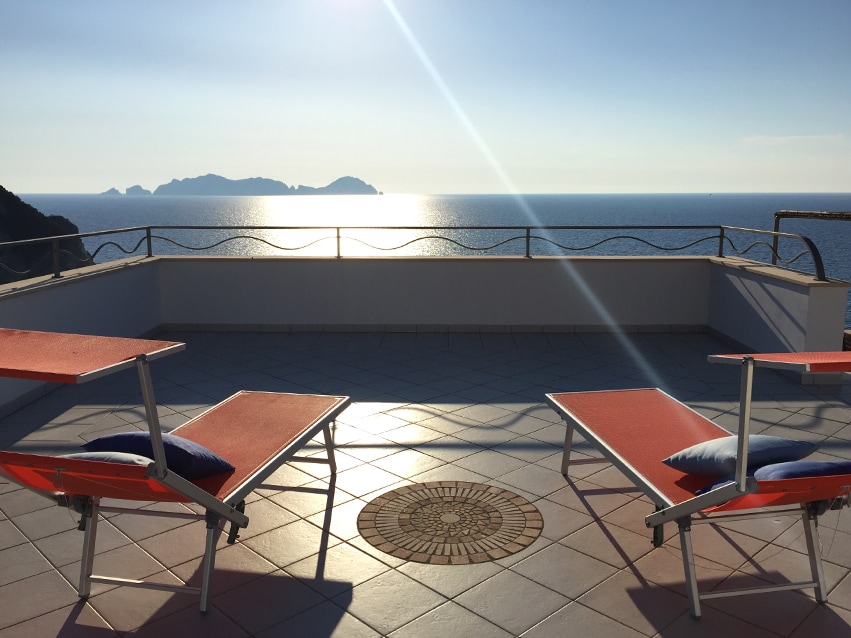 The House of THE FAUNO in CALA dell 'AGUA, with SEA VIEW