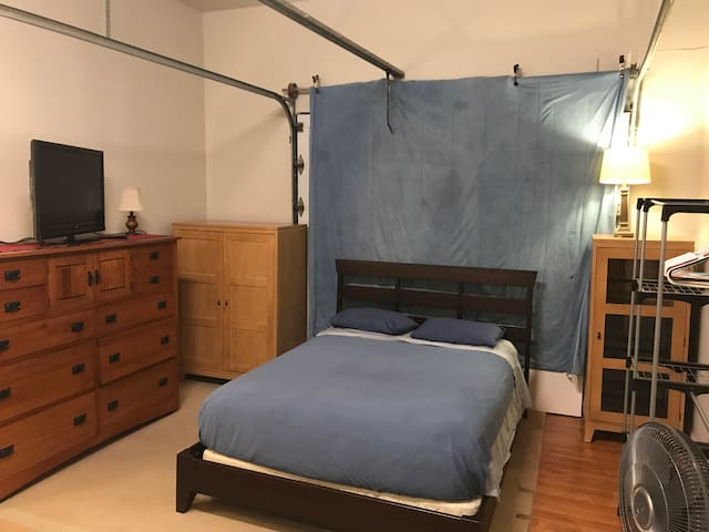 converted garage private apartment suite