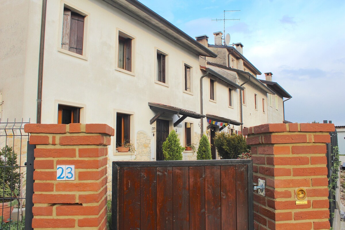 Casa Felice Vicenza坐落于山丘之中