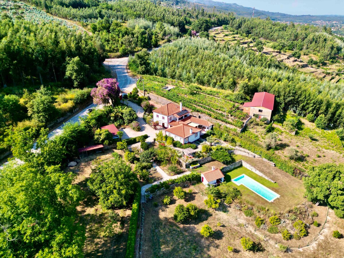 Villa with beautiful garden and large pool