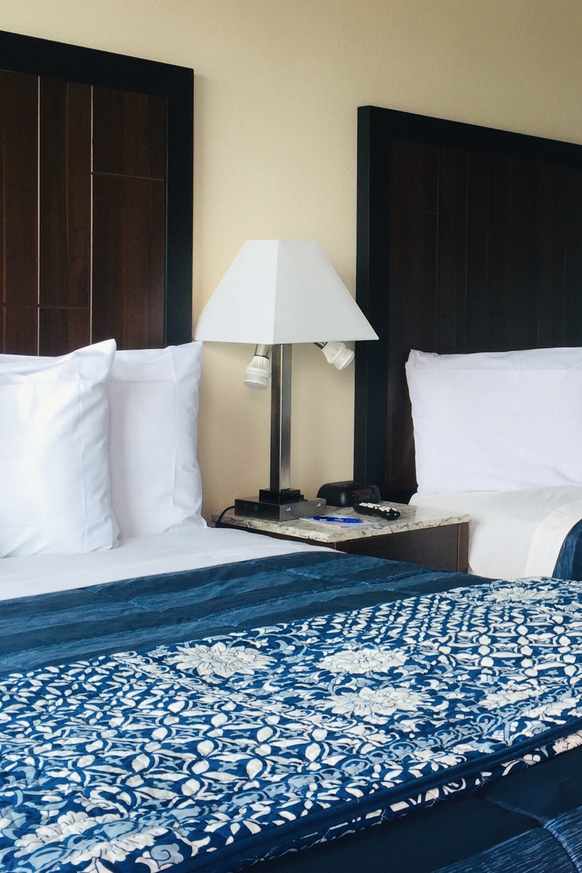 海豚湾汽车旅馆，两张标准双人床
