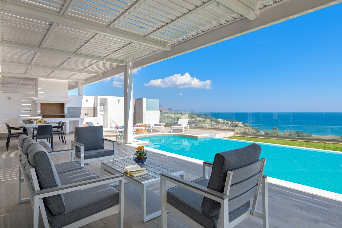 Luxury Sunrise Villa Nissos with Private Pool