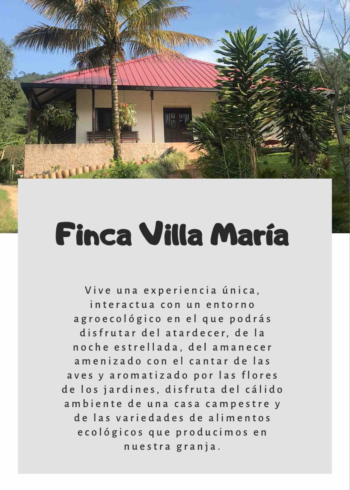 Finca Villa María