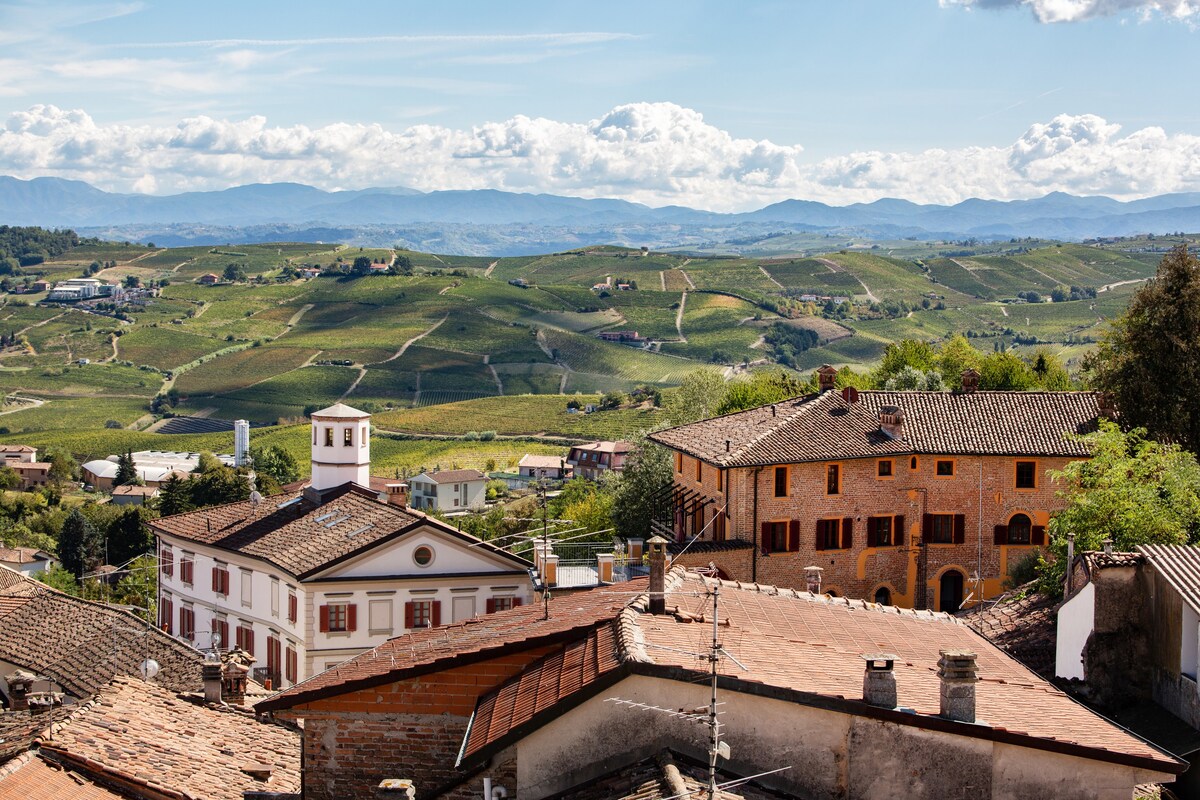 Villa Pesce, Cortese, 2 Zi Apt. MIT Panoramasicht