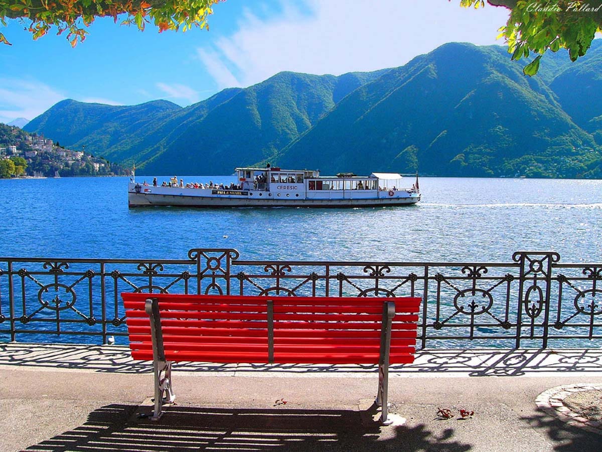 卢加诺湖（ Lugano Lake ）上的绝佳度假木屋！ BRX 20