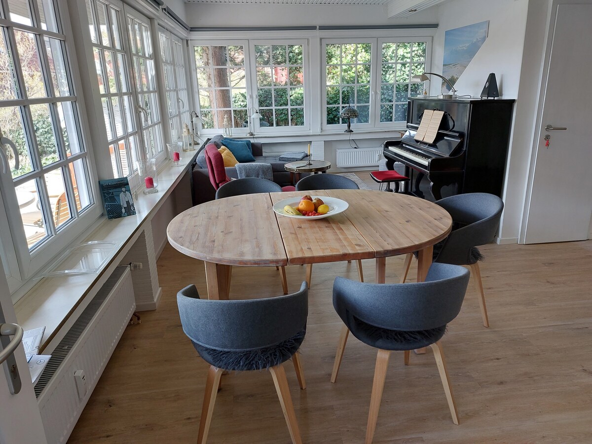 Bungalow mit Terrasse auf der Nordseeinsel Amrum