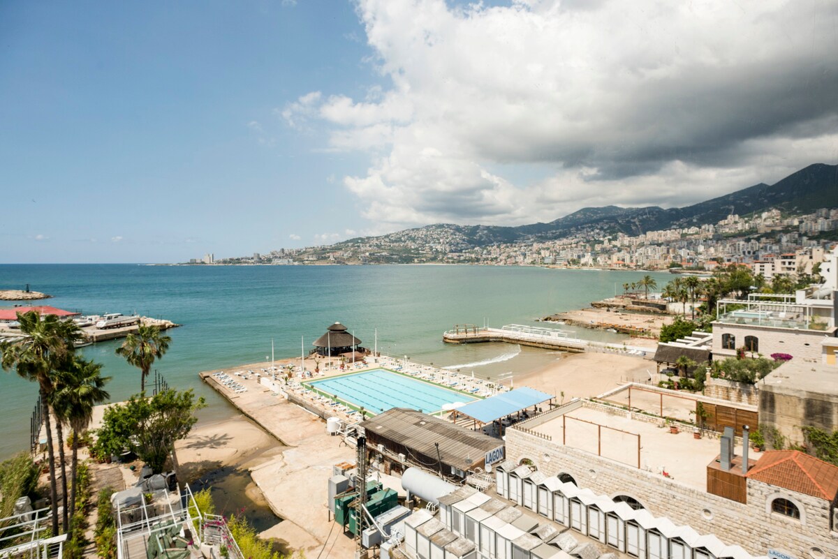 Jounieh Bay上的壮丽景色度假木屋